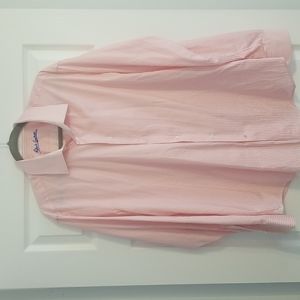 Robert Graham men's button down shirt L/XL 44, 17 neck